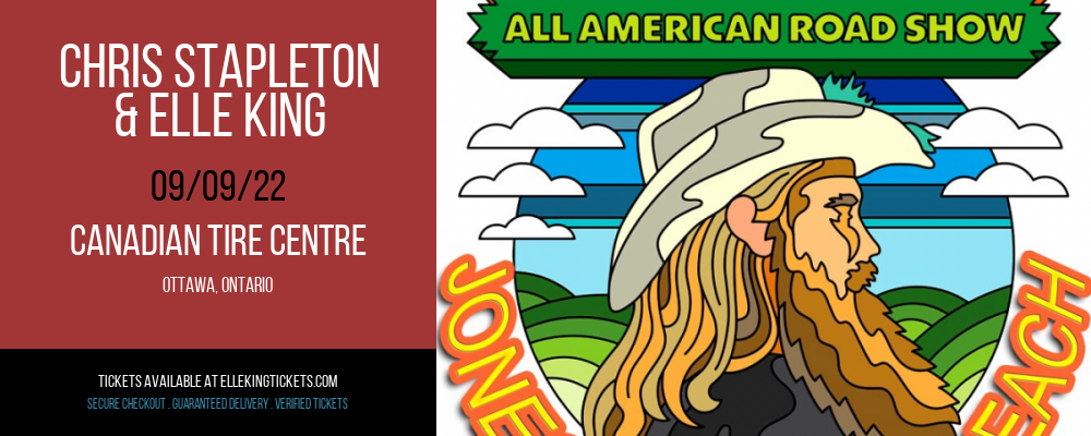 Chris Stapleton & Elle King at Elle King Tickets tickets Chris Stapleton & Elle King at Elle King Tickets
