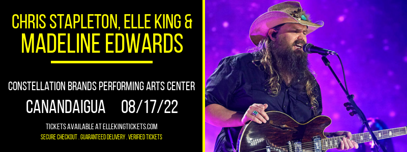 Chris Stapleton, Elle King & Madeline Edwards at Elle King Tickets tickets Chris Stapleton, Elle King & Madeline Edwards at Elle King Tickets